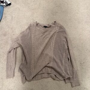American Eagle Outfitters Taupe Crew Neck Sweater